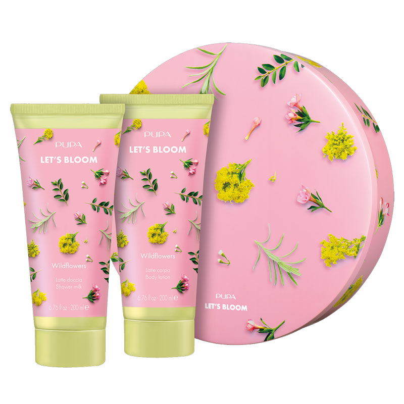 Cofanetto donna PUPA LET'S BLOOM WILDFLOWERS latte doccia 200ml + latte corpo 200ml (Copia)