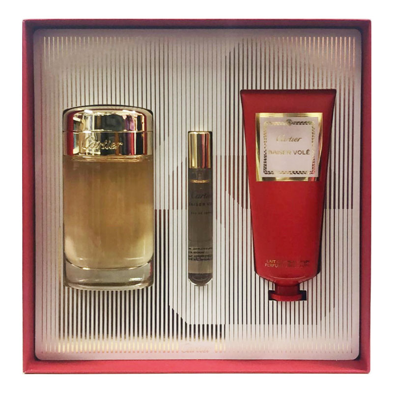Cofanetto donna CARTIER BAISER VOLÉ edp 100ml + body lotion 100ml + edp 10ml - immagine 3