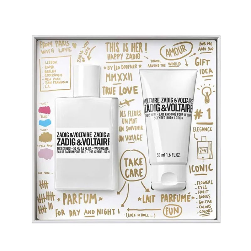 Cofanetto donna ZADIG & VOLTAIRE THIS IS HER! edp 50ml + scented body lotion 50ml - immagine 2