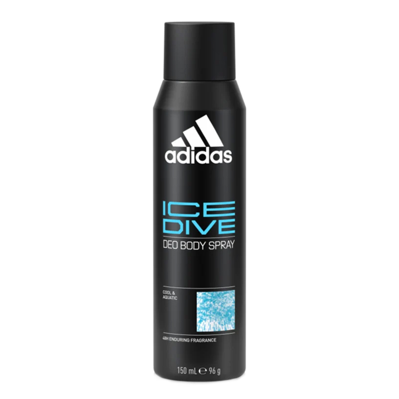 Stock 6pz ADIDAS ICE DIVE Deodorante body spray Cool & Aquatic 150ml