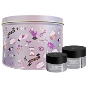 Cofanetto in latta donna DIEGO DALLA PALMA TIME CONTROL crema viso anti-età globale 50ml + contorno occhi e labbra 15ml