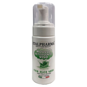ITALPHARMA Mousse detergente viso con Aloe Vera per pelli grasse 150ml