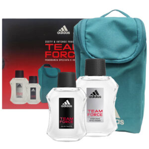 Cofanetto uomo ADIDAS TEAM FORCE edt 50ml + after shave 100ml + borsello