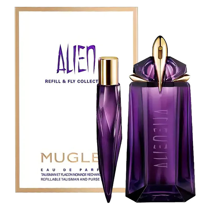 Cofanetto donna THIERRY MUGLER ALIEN edp ricaricabile 90ml + miniatura ricaricabile 10ml