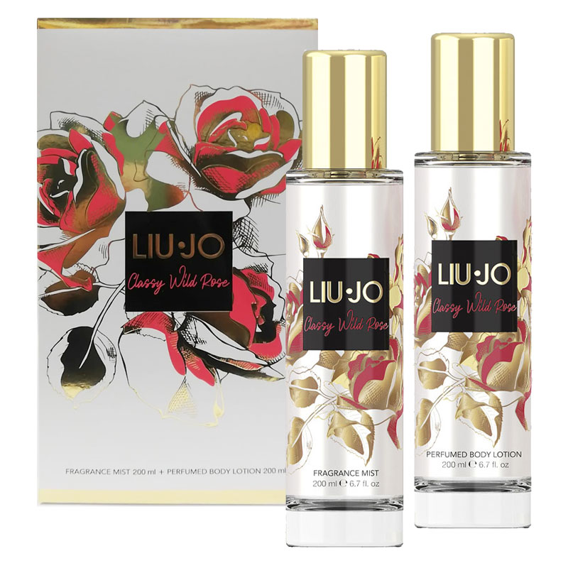 Cofanetto donna LIU JO CLASSY WILD ROSE fragrance mist 200ml + perfumed body lotion 200ml