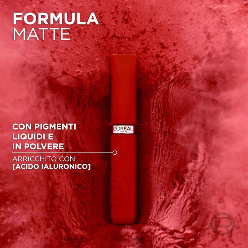Cofanetto donna L'OREAL TU VALI mascara nero Lash Paradise + matita nera Le Khol Naturel + rossetto liquido matte + pochette - immagine 4