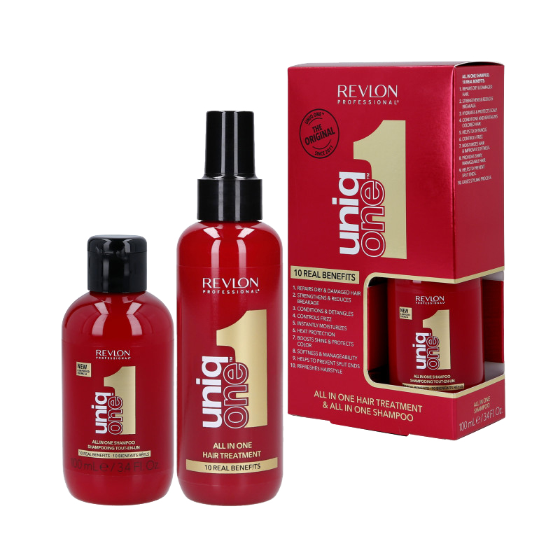 REVLON UNIQ-ONE all in one hair teatment CLASSIC 150ml + 100ml ricarica