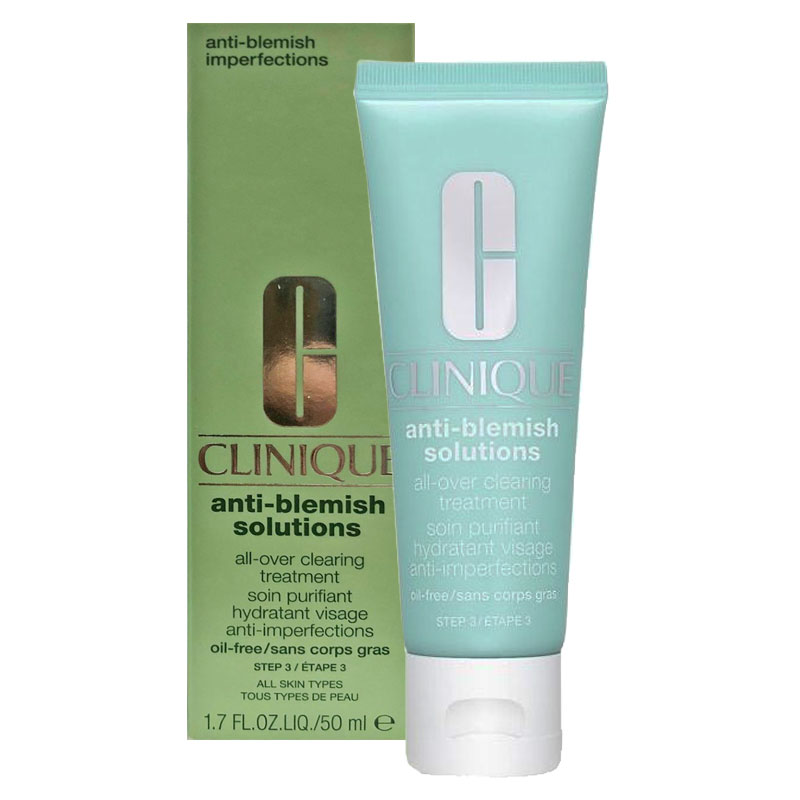 CLINIQUE ANTI-BLEMISH SOLUTIONS Trattamento viso idratante e purificante 50ml