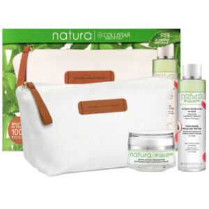 Cofanetto COLLISTAR NATURA Crema Infuso Prodigiosa 50ml + Acqua Micellare bi-fase 150ml + Beauty Bag Piquadro