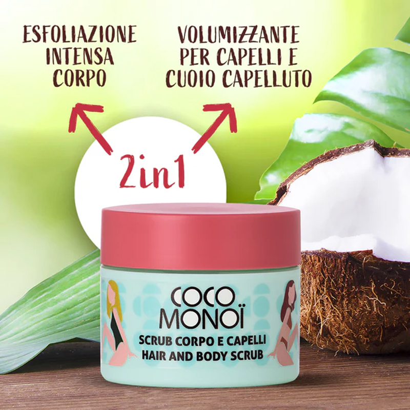 COCO MONOÏ Scrub Corpo & Capelli 2in1 250ml - immagine 3