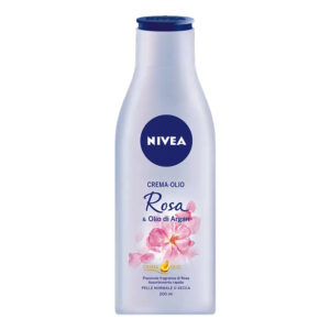 NIVEA Crema Olio corpo Rosa & Olio di Argan Pelle normale o secca 200ml