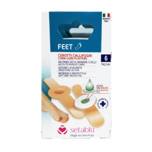 SETABLU Cerotti Callifughi Protettivi con acido salicilico 7 x 1,2 cm - 6 pz