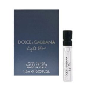 Campioncini DOLCE & GABBANA LIGHT BLUE edt uomo 1,5ml – 5 pezzi