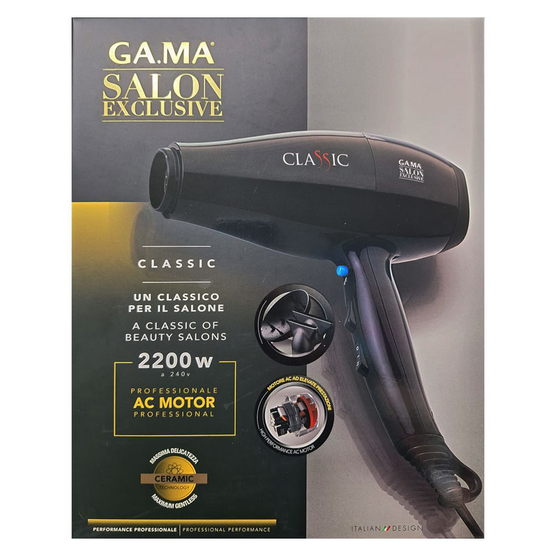 GAMA CLASSIC Asciugacapelli professionale + bocchette + diffusore - immagine 2