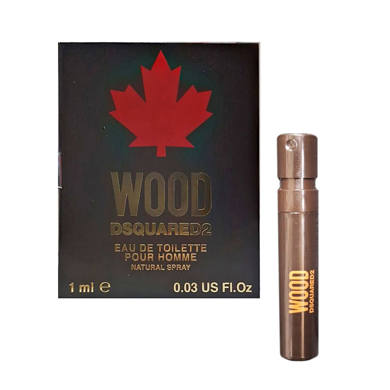 Campioncini DSQUARED² WOOD edt uomo 1ml - 5 pezzi