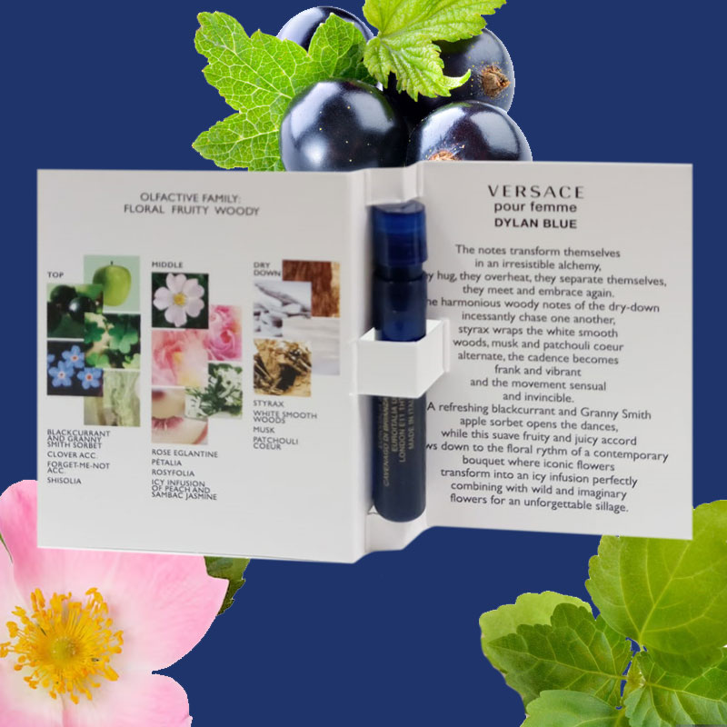 Campioncini VERSACE DYLAN BLUE edp donna 1ml - 8 pezzi - immagine 2