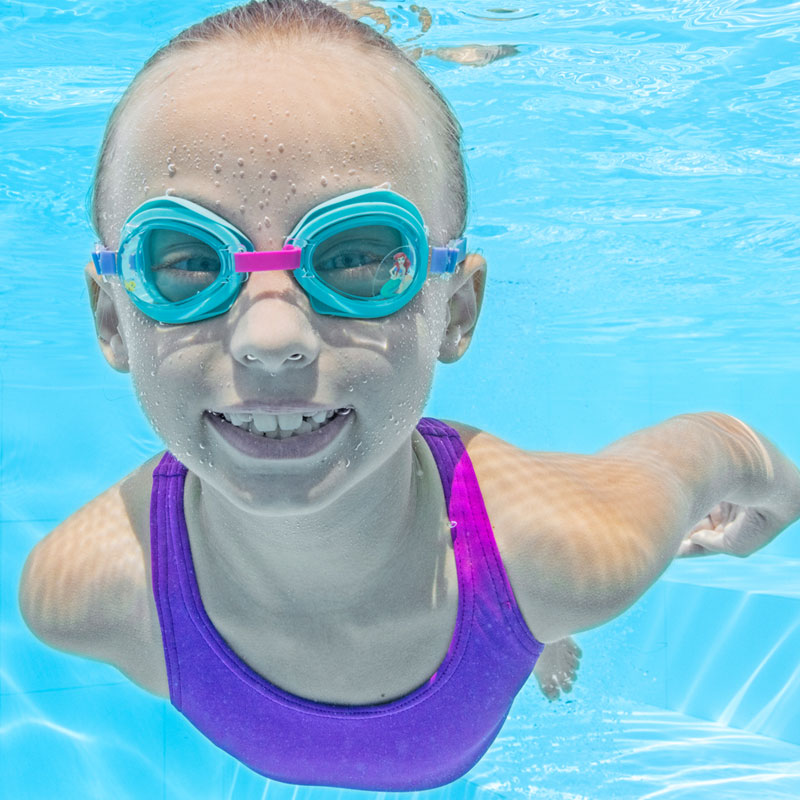 BESTWAY DISNEY LA SIRENETTA Occhialini nuoto bambina 3 anni + - immagine 2