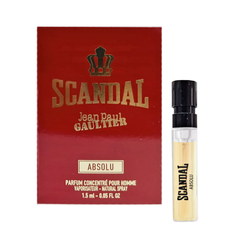 Campioncini JEAN PAUL GAULTIER SCANDAL ABSOLU parfum concentré uomo 1,5ml - 6 pezzi
