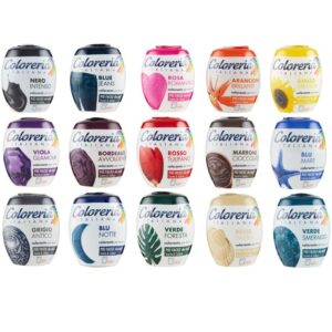COLORERIA ITALIANA Colorante per tessuti pronto all'uso in lavatrice 350gr
