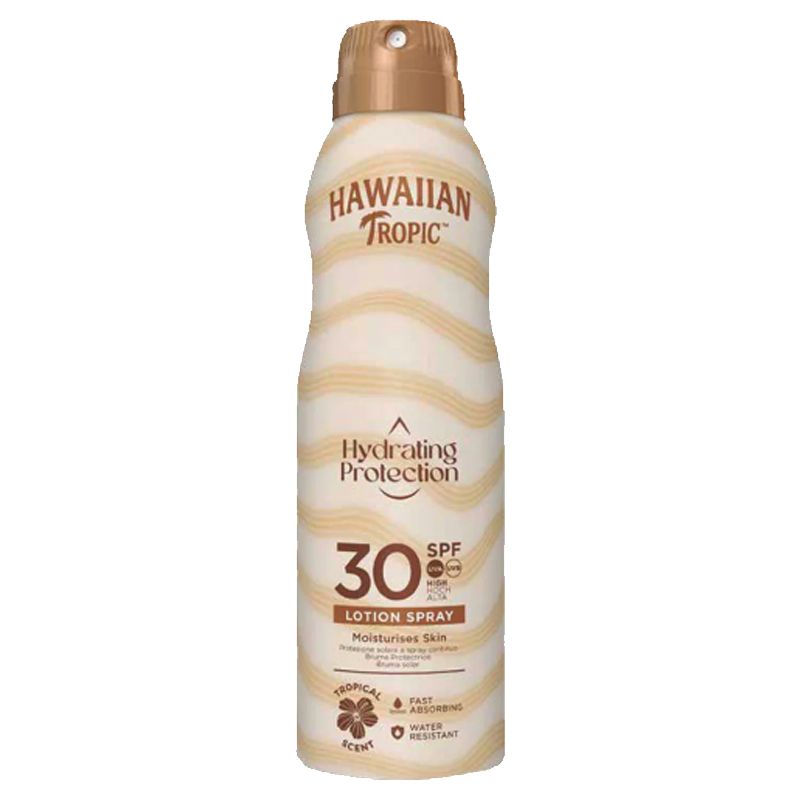 HAWAIIAN TROPIC HYDRATING PROTECTION Lozione solare idratante spray SPF30 220ml