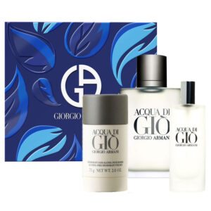 Cofanetto uomo GIORGIO ARMANI ACQUA DI GIÒ edt 100ml + deodorante stick 75g + edt 15ml
