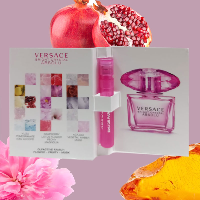 Campioncini VERSACE BRIGHT CRYSTAL ABSOLU edp donna 1ml - 8 pezzi - immagine 2