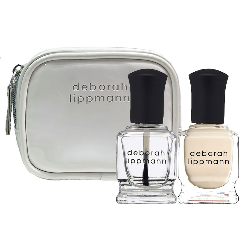 DEBORAH LIPPMANN set unghie base + top coat + pochette
