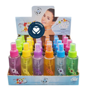 SETABLU Acqua profumata corpo con espositore 100ml - 24 pezzi