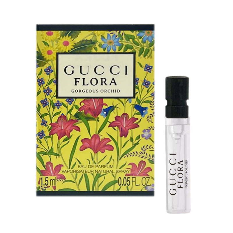 Campioncini GUCCI FLORA GORGEOUS ORCHID edp donna 1,5ml - 6 pezzi