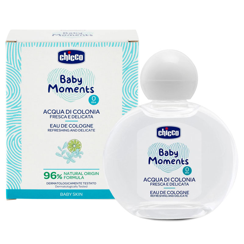 CHICCO BABY MOMENTS Acqua di colonia fresca e delicata bambini 100ml