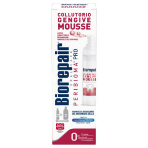 BIOREPAIR PERIBIOMA Collutorio gengive mousse con microbolle ad azione anti batterica 200ml