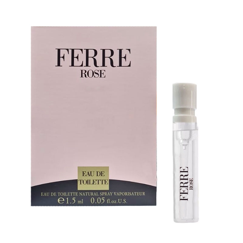 Campioncini GIANFRANCO FERRÈ ROSE edt donna 1,5 - 5 pezzi