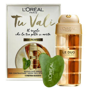 Cofanetto donna L'OREAL AGE PERFECT Le Duo Serum 30ml + pietra Guasha