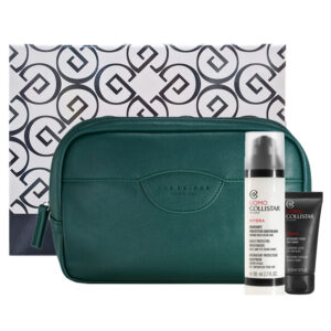 Cofanetto uomo COLLISTAR THE BRIDGE crema idratante viso e occhi + detergente scrub viso e barba + beauty bag