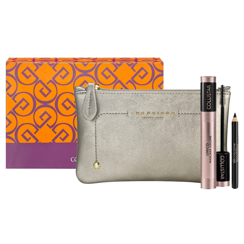 Cofanetto donna COLLISTAR THE BRIDGE mascara Unico Volume 13ml + matita occhi 0,8g + pochette