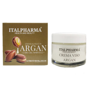 ITALPHARMA Crema viso nutriente all'olio di ARGAN l'oro del Marocco per pelli secche 50ml