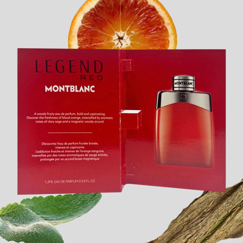 Campioncini MONTBLANC LEGEND RED edp uomo 1,2ml - 6 pezzi - immagine 2