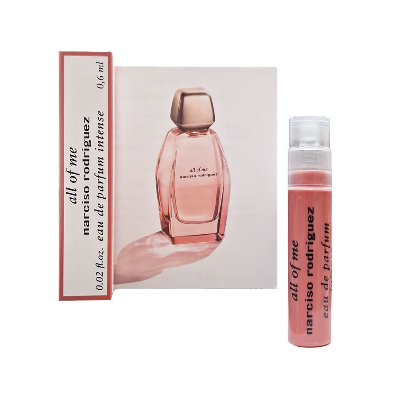 Campioncini NARCISO RODRIGUEZ ALL OF ME INTENSE edp donna 0,6ml - 6 pezzi