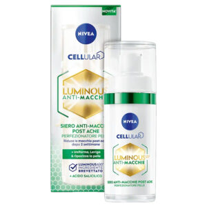NIVEA CELLULAR LUMINOUS Siero Anti macchie Post acne con acido salicilico 30ml