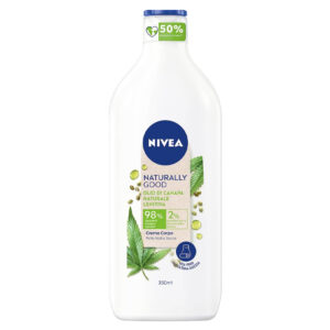 NIVEA NATURALLY GOOD Crema corpo lenitiva per pelle molto secca con OLIO DI CANAPA NATURALE 350ml