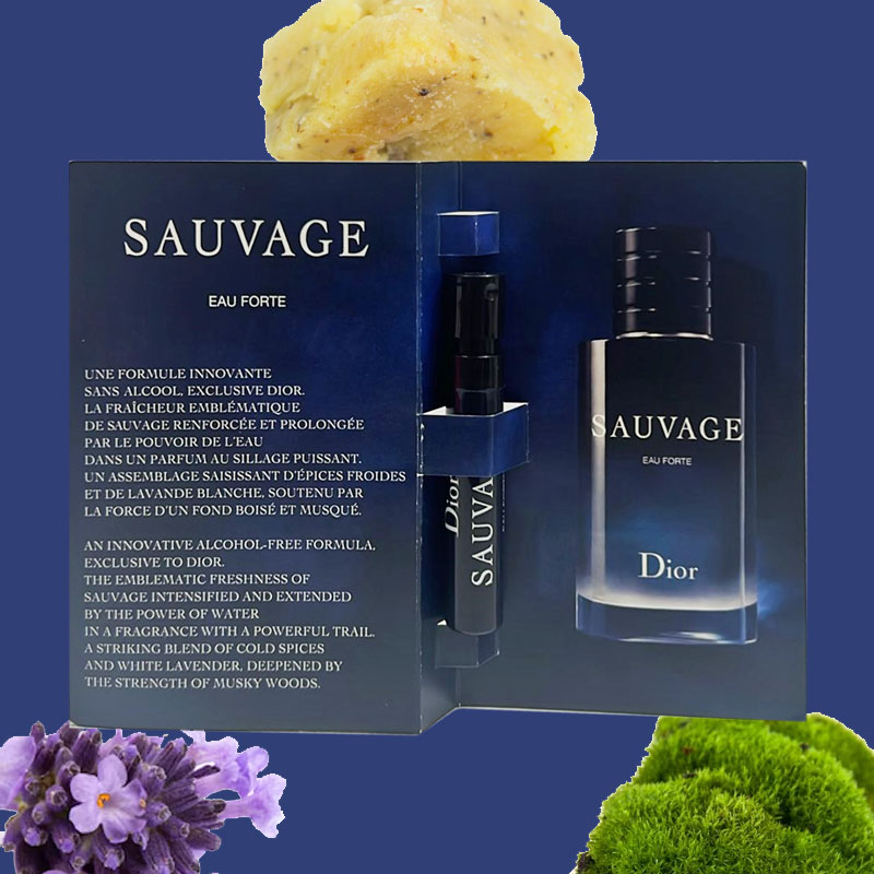 Campioncini DIOR SAUVAGE EAU FORTE parfum uomo 1ml - 5 pezzi - immagine 2