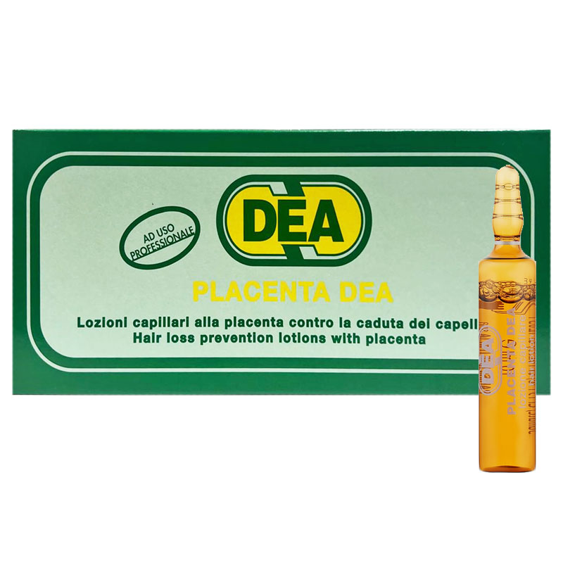 DEA PLACENTA Lozione alla Placenta anti-caduta capelli 10ml - 12 fiale