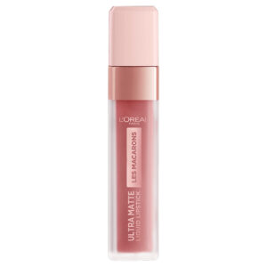 L’OREAL LES MACARONS LIPSTICK ULTRA MATTE Rossetto liquido 7,6ml - 818 dose of rose