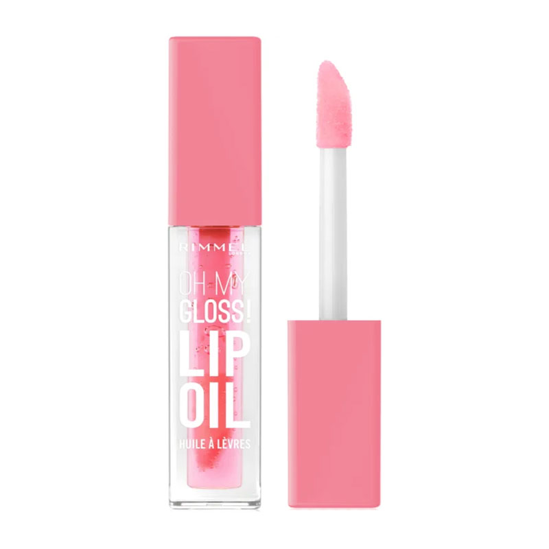 RIMMEL OH MY GLOSS! Olio labbra effetto idratante 4,5ml - 001 Pink Flush