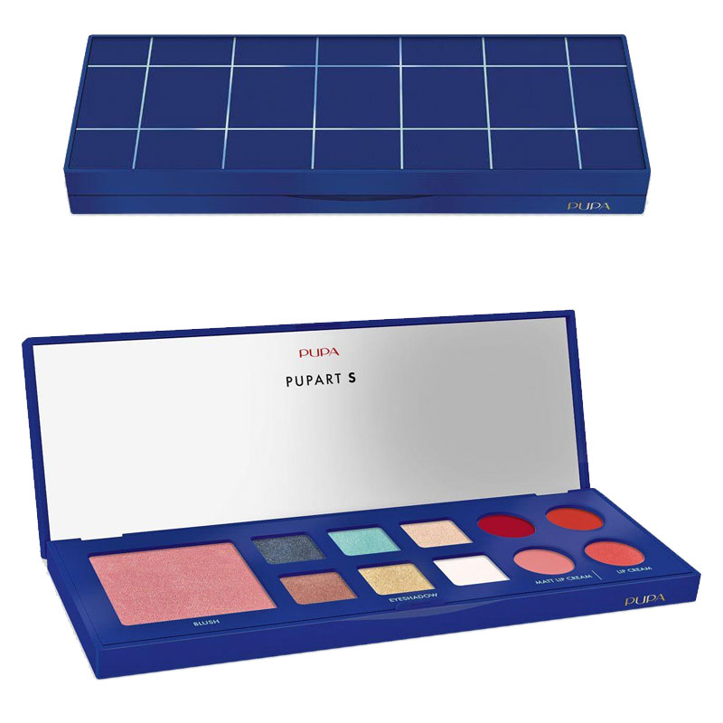 PUPA PUPART SMALL Palette trucco viso occhi labbra - 004 blu
