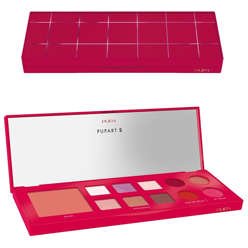 PUPA PUPART SMALL Palette trucco viso occhi labbra - 003 red