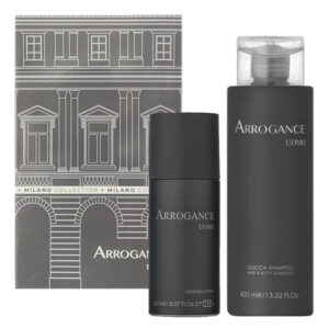Cofanetto uomo ARROGANCE UOMO deodorante spray 150ml + hair & body shampoo 400ml
