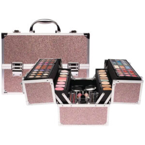 CASUELLE Valigetta professionale porta trucchi - rosa glitter