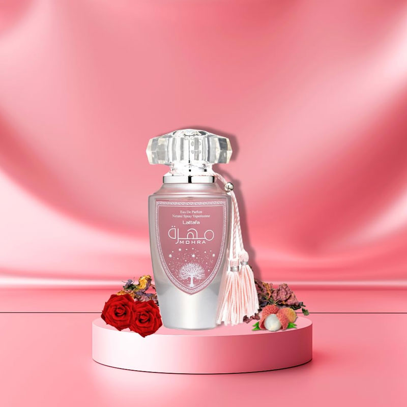 LATTAFA PERFUMES MOHRA SILKY ROSE edp donna 100ml - immagine 2