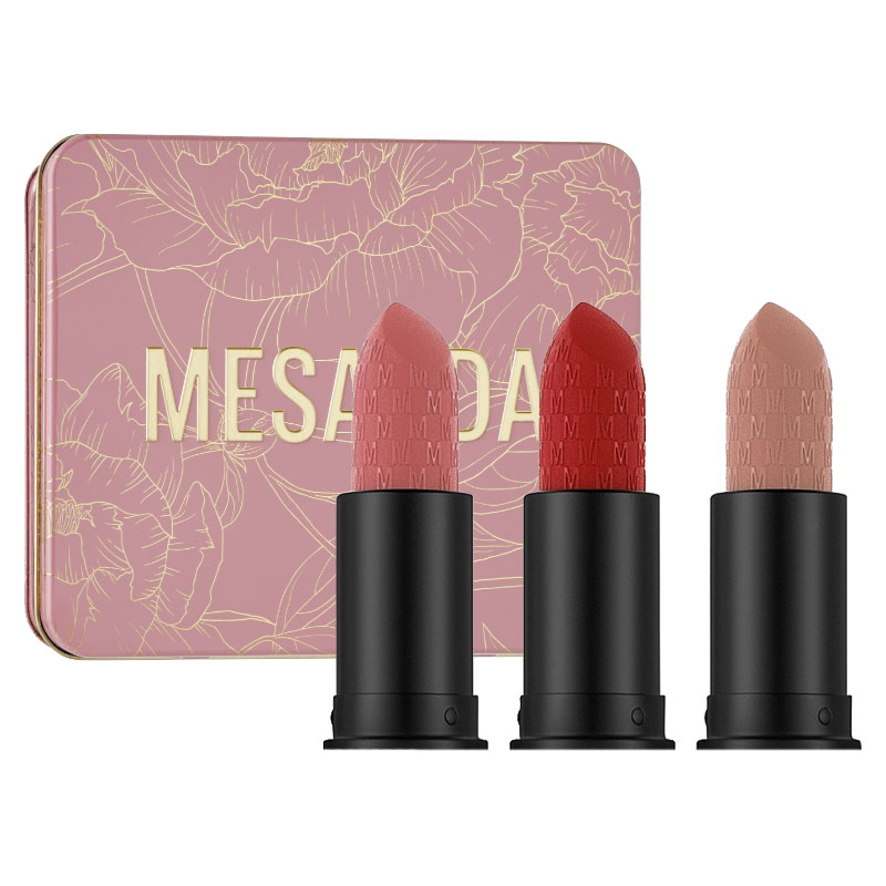 Cofanetto make-up MESAUDA CULT DESIGN Rossetti matte mini size - 3 pezzi - immagine 2